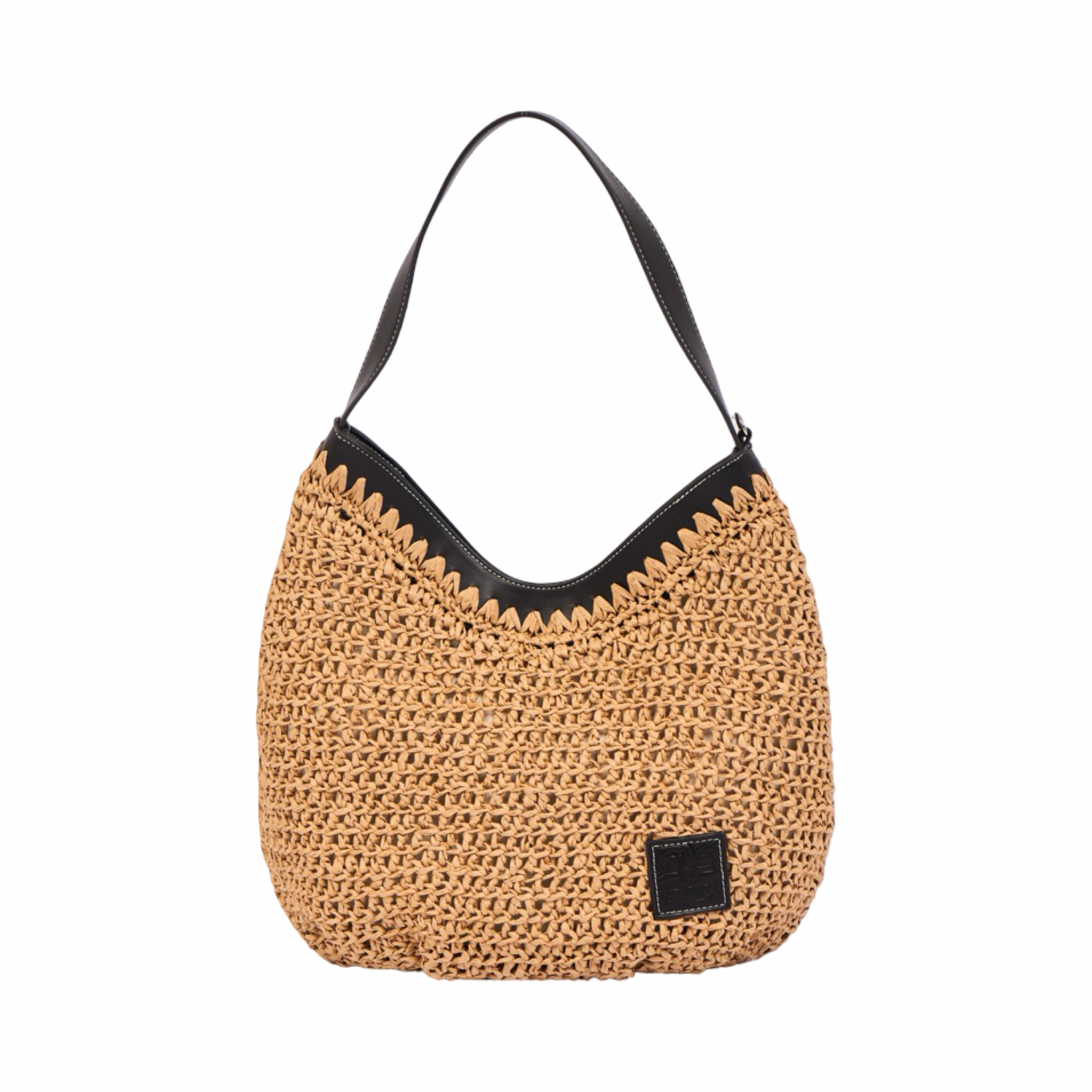 Everyday Earth – Straw Tote Bag – Black