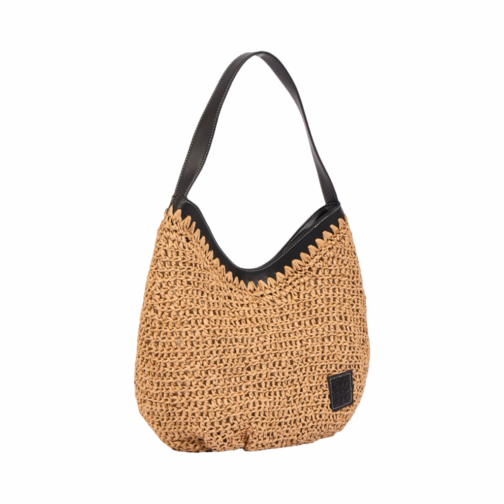 Everyday Earth – Straw Tote Bag – Black