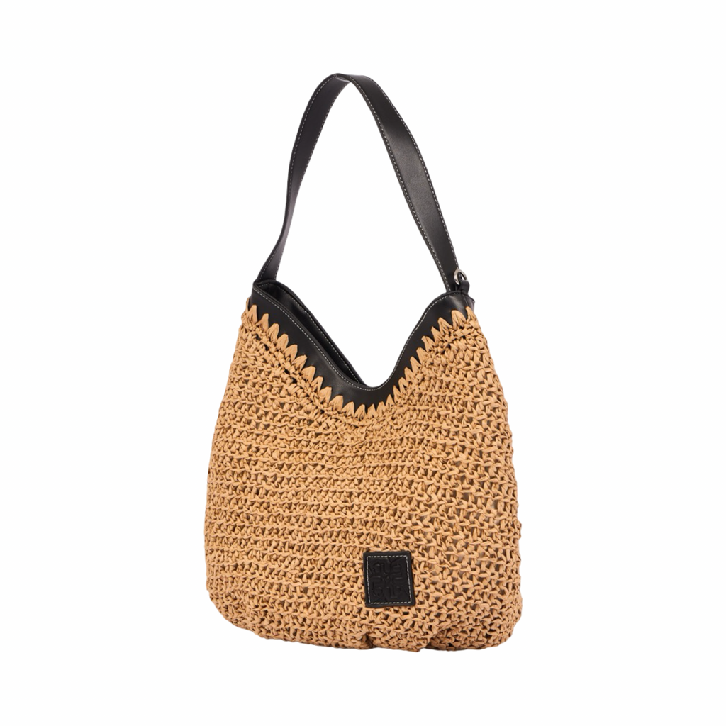 Everyday Earth – Straw Tote Bag – Black