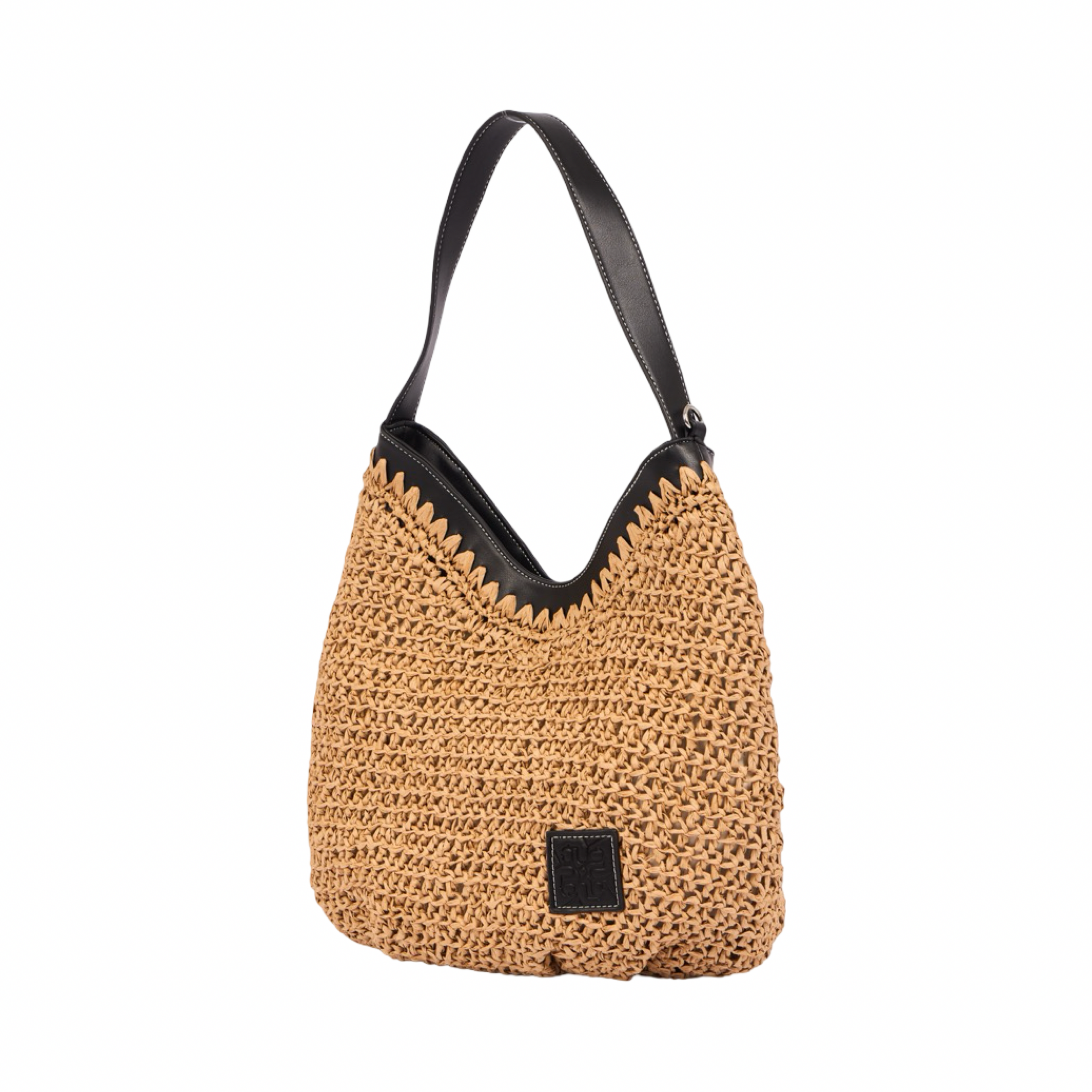 Everyday Earth – Straw Tote Bag – Black