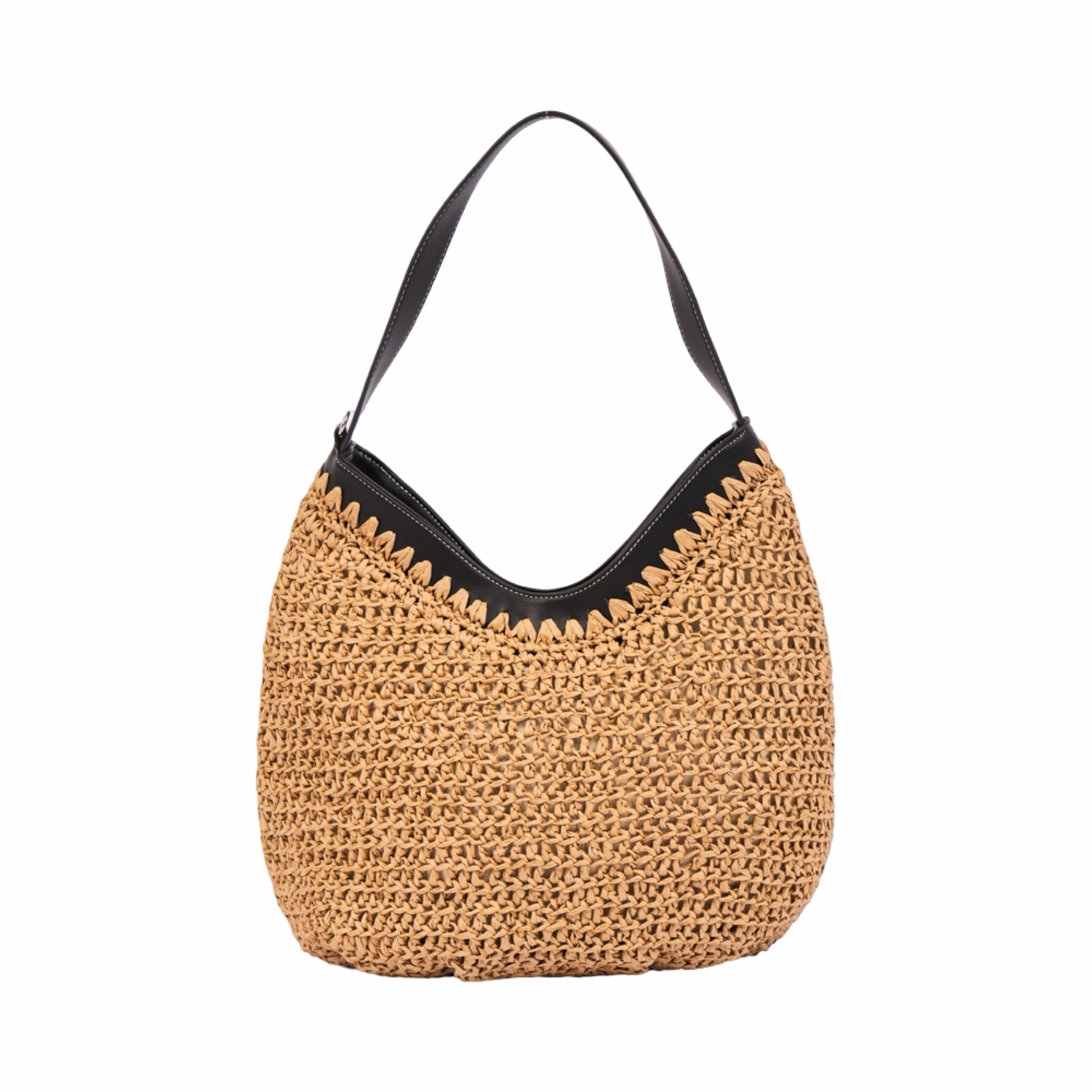 Everyday Earth – Straw Tote Bag – Black