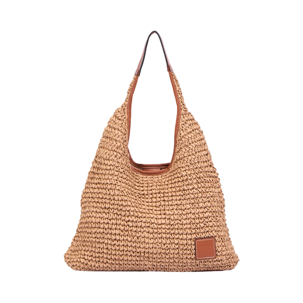 Everyday Earth – Straw Tote Bag L – Brown
