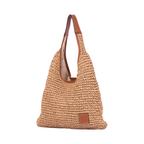 Artisan Vovage – Straw Tote Bag L – Brown