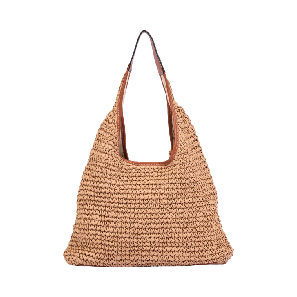 Everyday Earth – Straw Tote Bag L – Brown