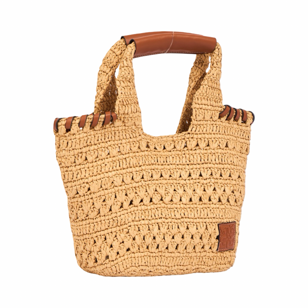 Everyday Earth – Straw Tote Bag – Brown