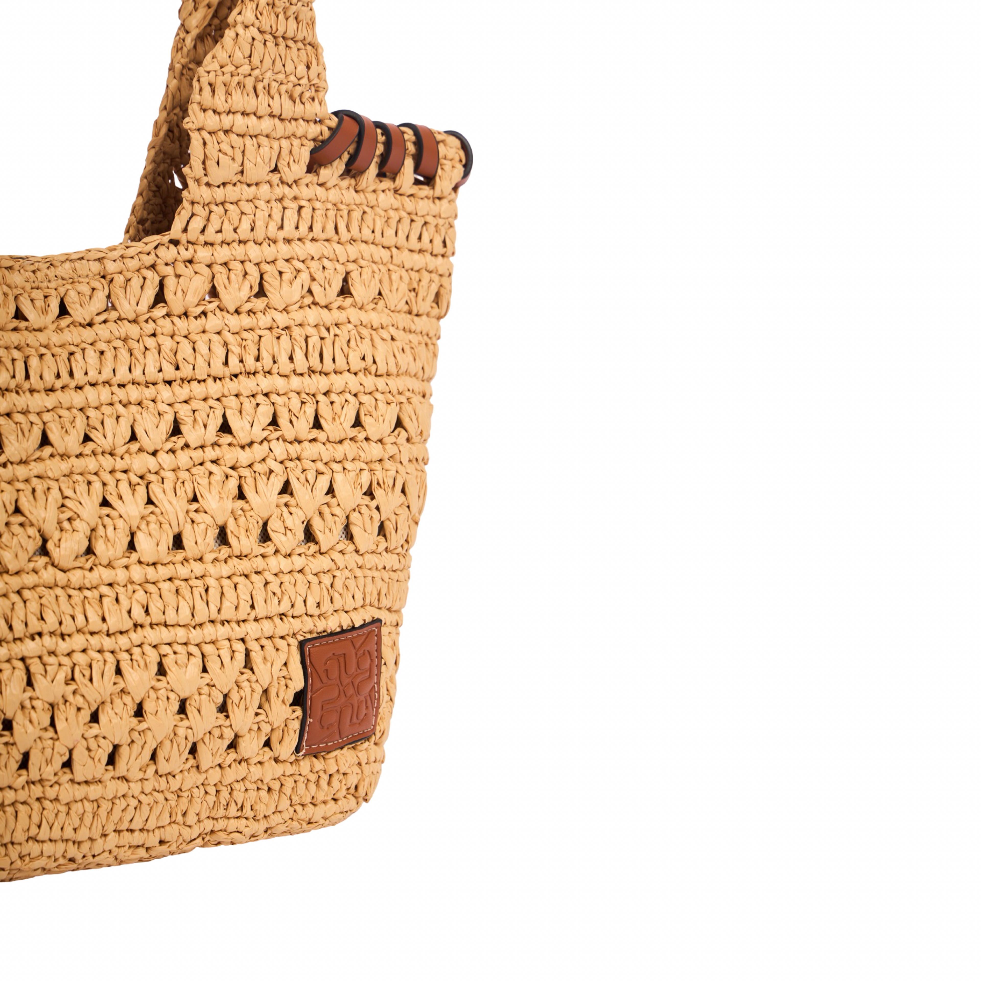 Everyday Earth – Straw Tote Bag – Brown