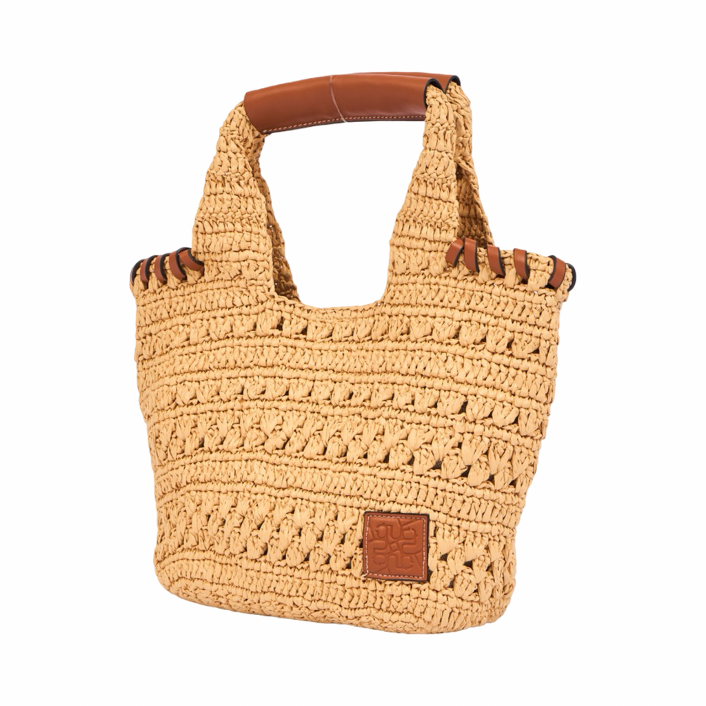 Everyday Earth – Straw Tote Bag – Brown