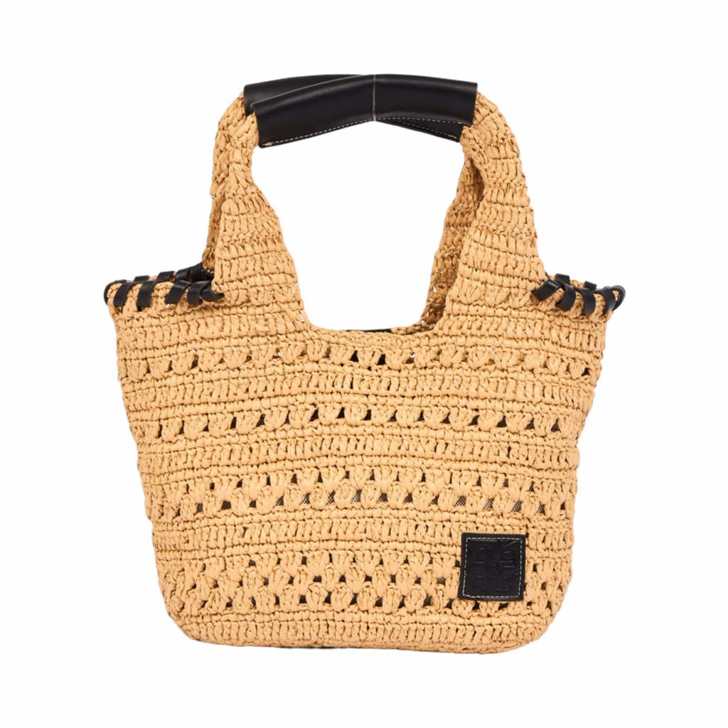 Everyday Earth – Straw Tote Bag – Black