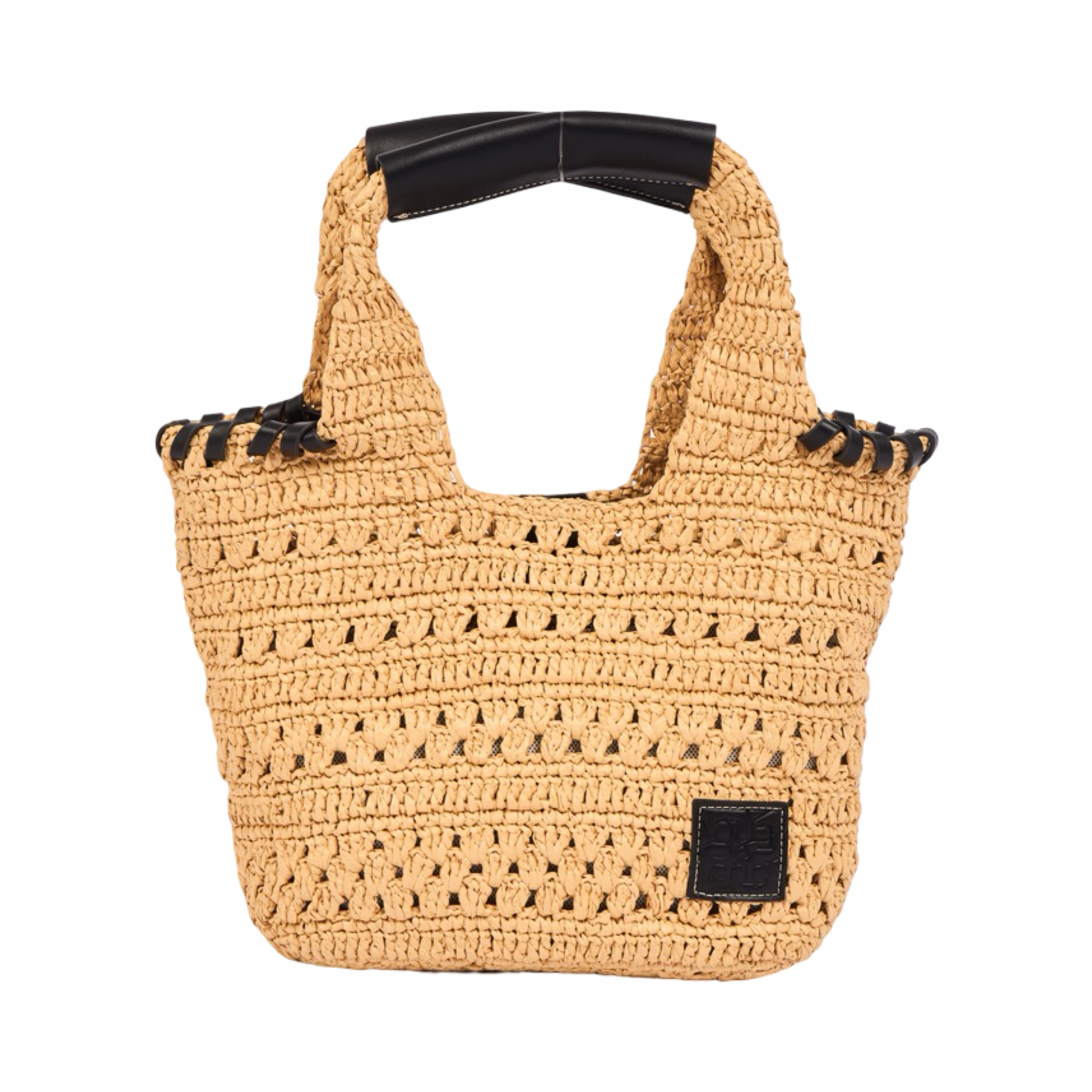 Everyday Earth – Straw Tote Bag – Black