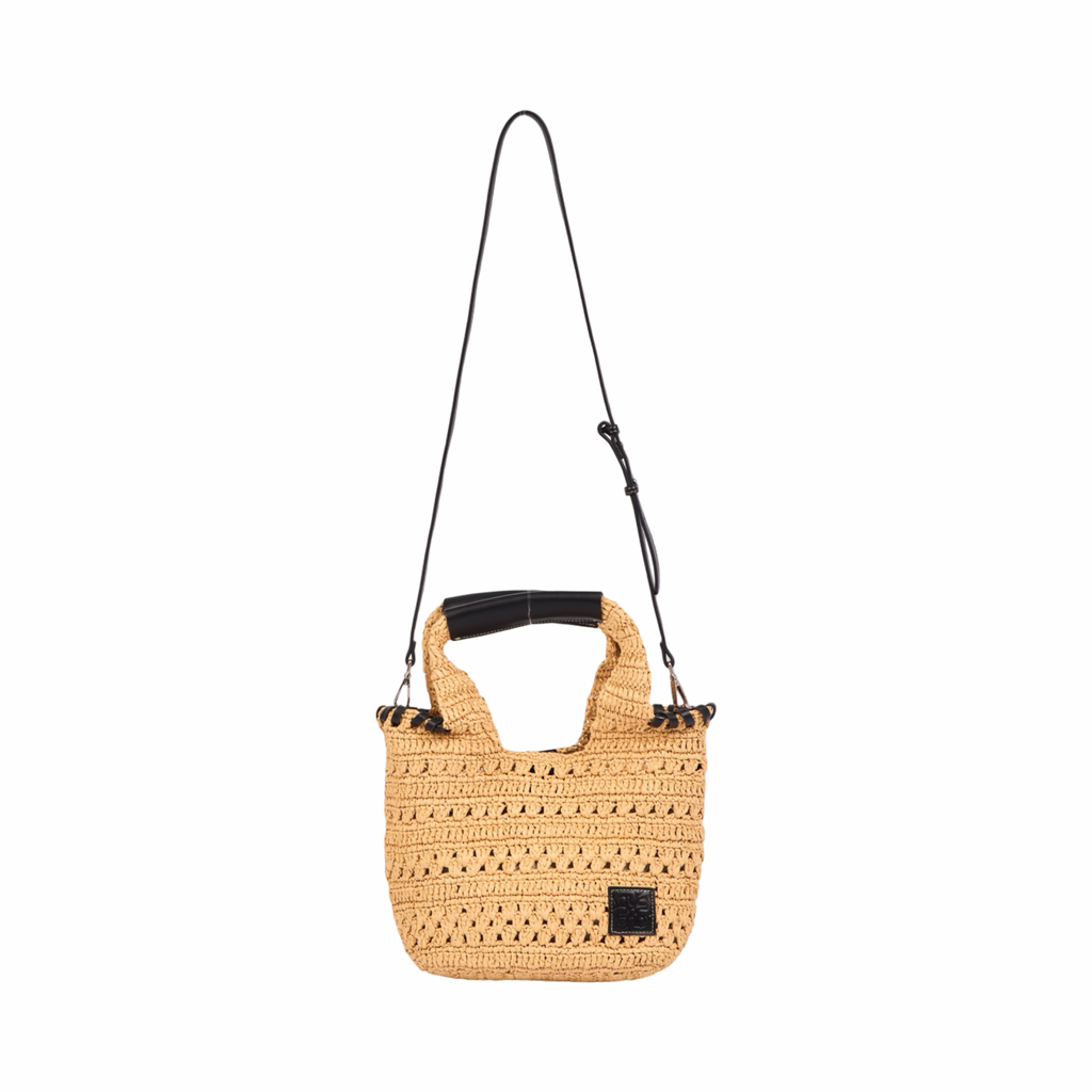 Everyday Earth – Straw Tote Bag – Black
