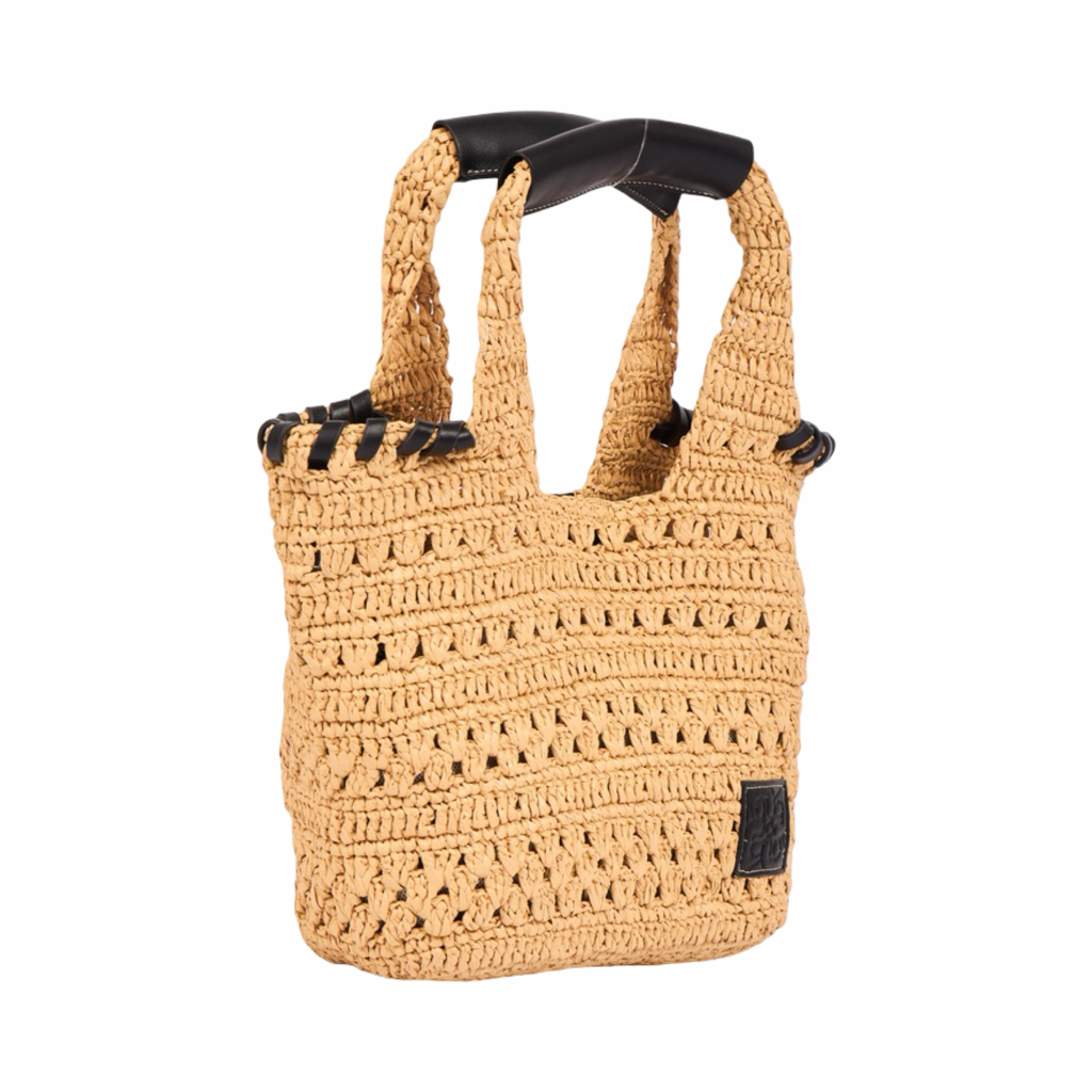 Everyday Earth – Straw Tote Bag – Black