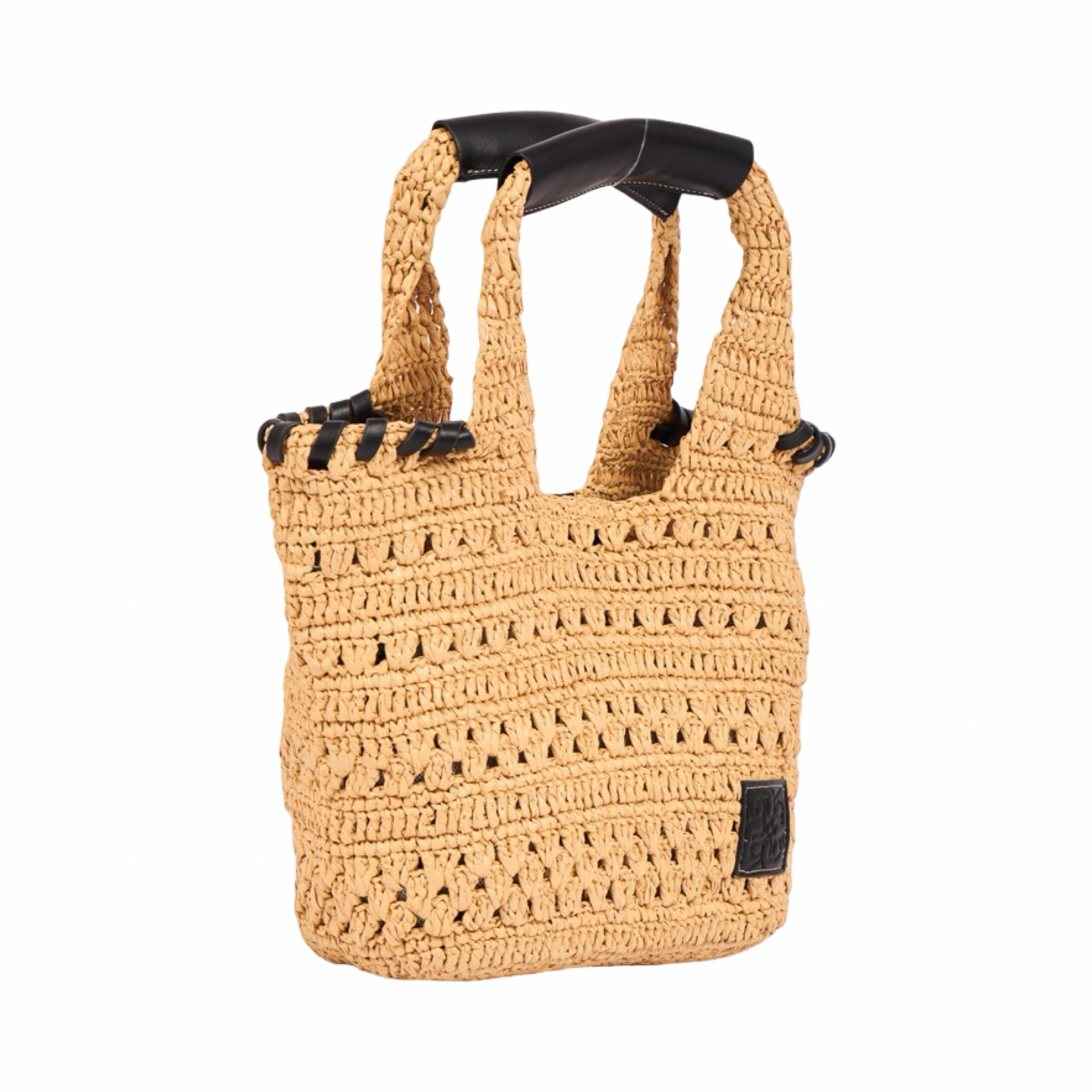 Everyday Earth – Straw Tote Bag – Black