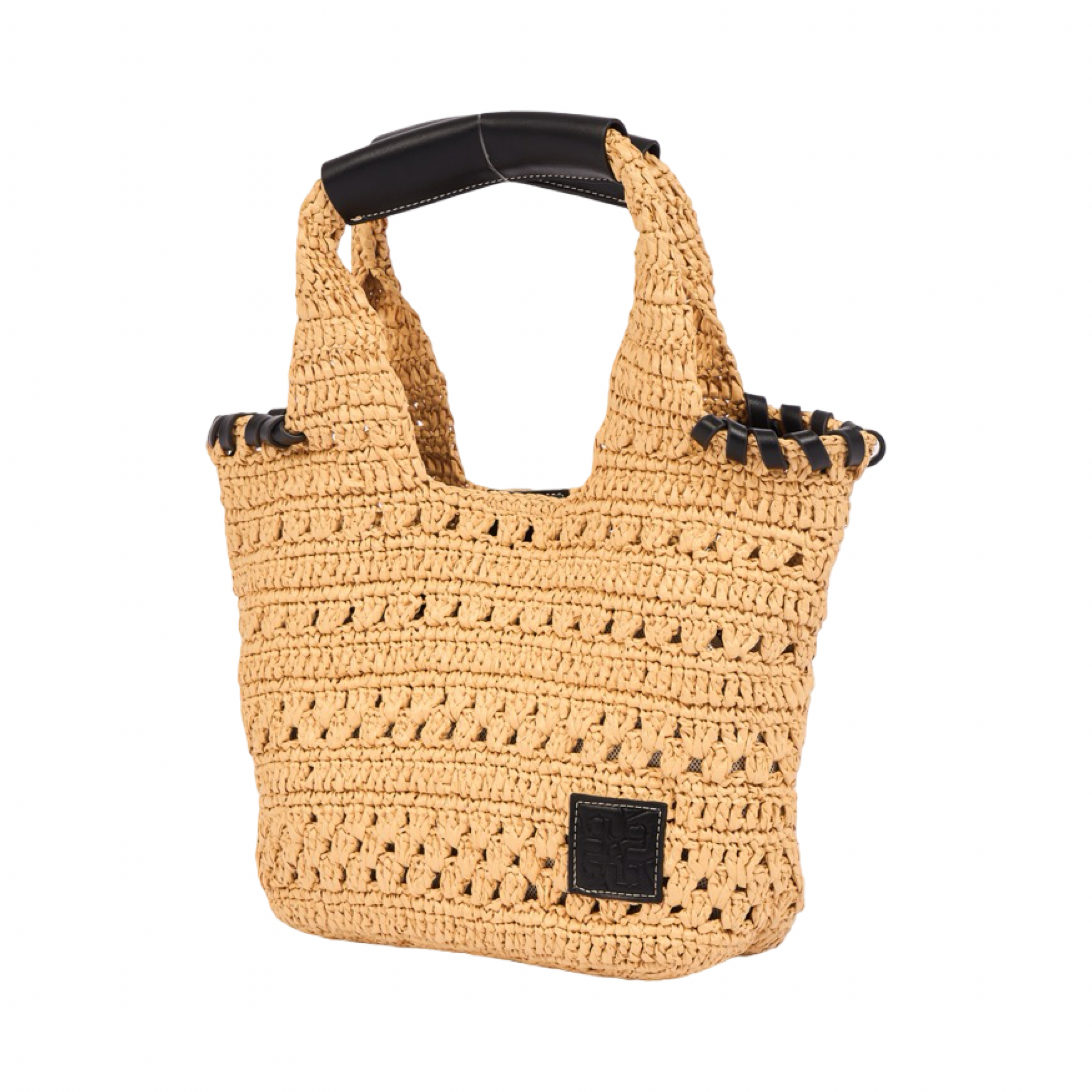 Everyday Earth – Straw Tote Bag – Black