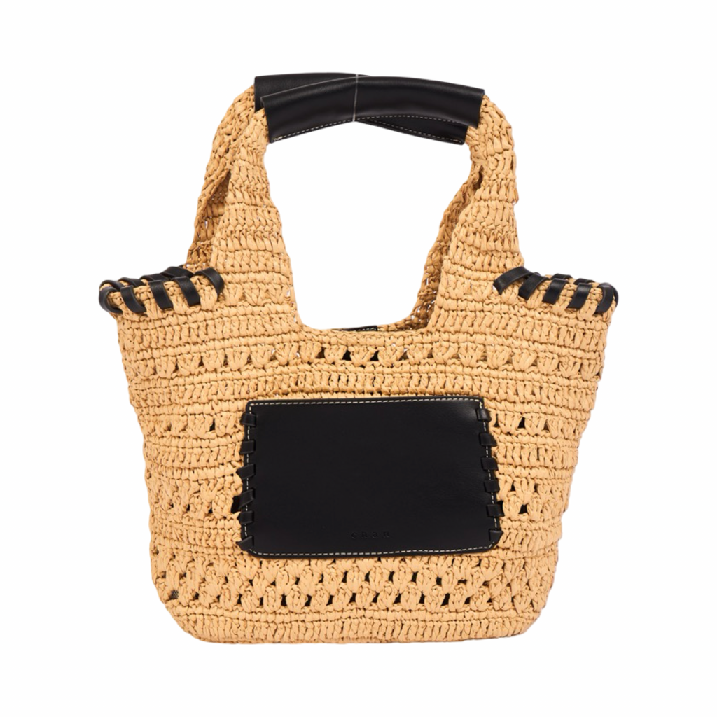 Everyday Earth – Straw Tote Bag – Black