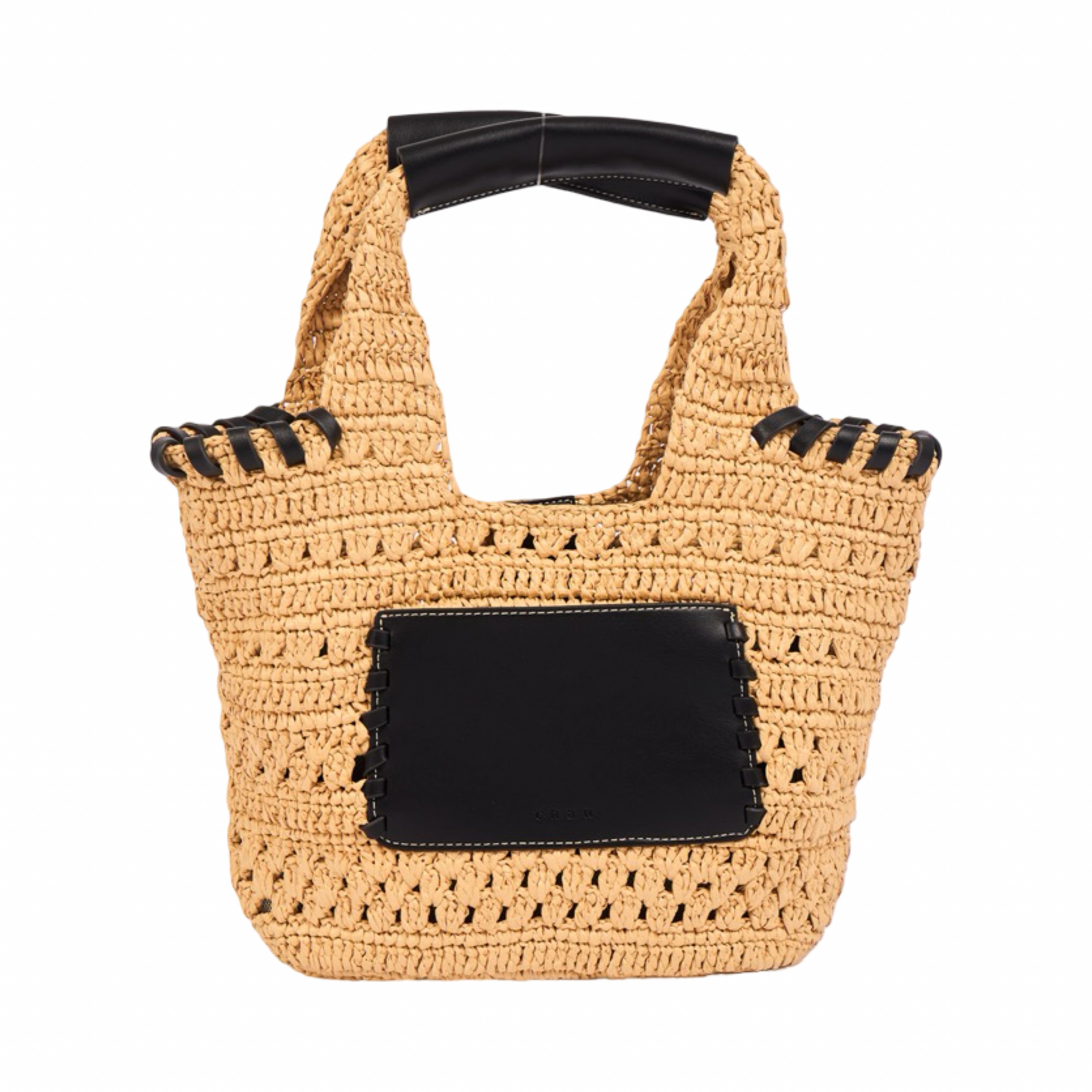 Everyday Earth – Straw Tote Bag – Black