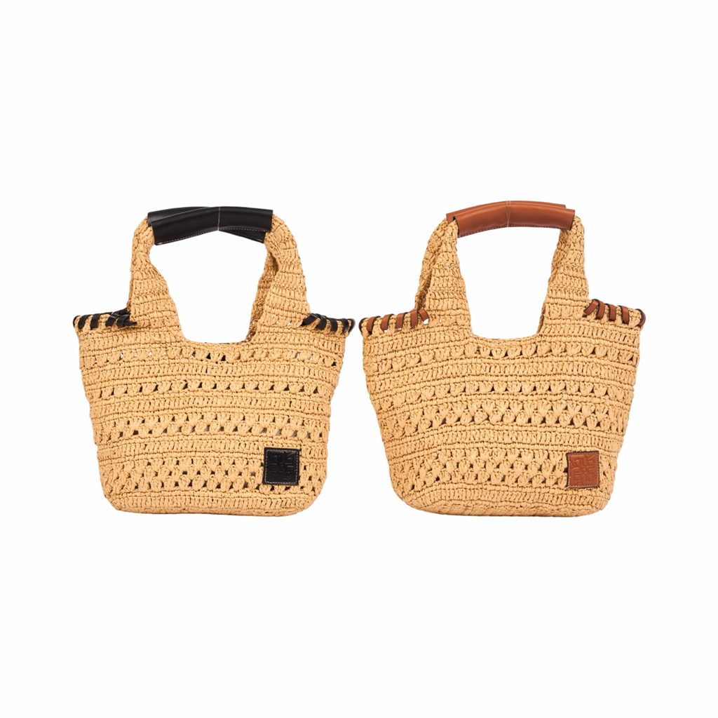 Everyday Earth – Straw Tote Bag – Black