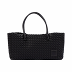 Urban Weave – Woven Tote Bag L – Black
