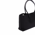 Urban Weave – Woven Tote Bag L – Black