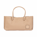 Woven Tote Bag L – Beige