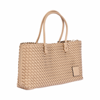 Urban Weave – Woven Tote Bag L – Beige