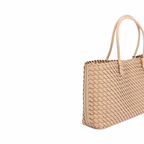 Urban Weave – Woven Tote Bag L – Beige