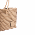 Urban Weave – Woven Tote Bag L – Beige