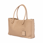 Urban Weave – Woven Tote Bag L – Beige