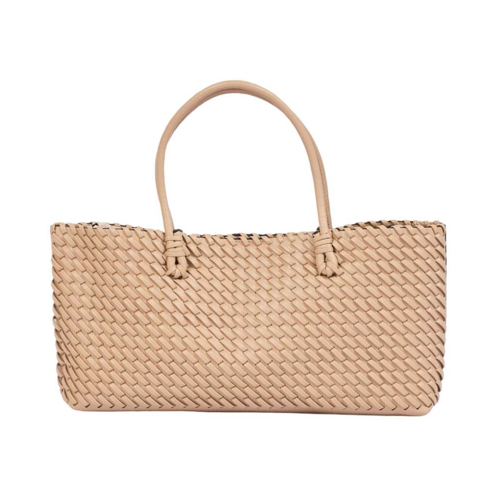 Woven Tote Bag L – Beige
