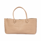 Urban Weave – Woven Tote Bag L – Beige