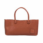 Urban Weave – Woven Tote Bag L – Brown