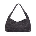 Signature Weave – Denim Shoulder Bag – Sky Blue
