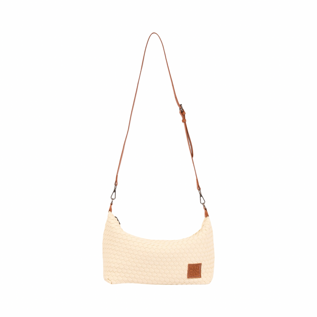 Signature Weave – Denim Hobo – White