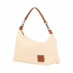 Signature Weave – Denim Hobo – White