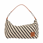 Signature Weave – Denim Hobo – Black/White