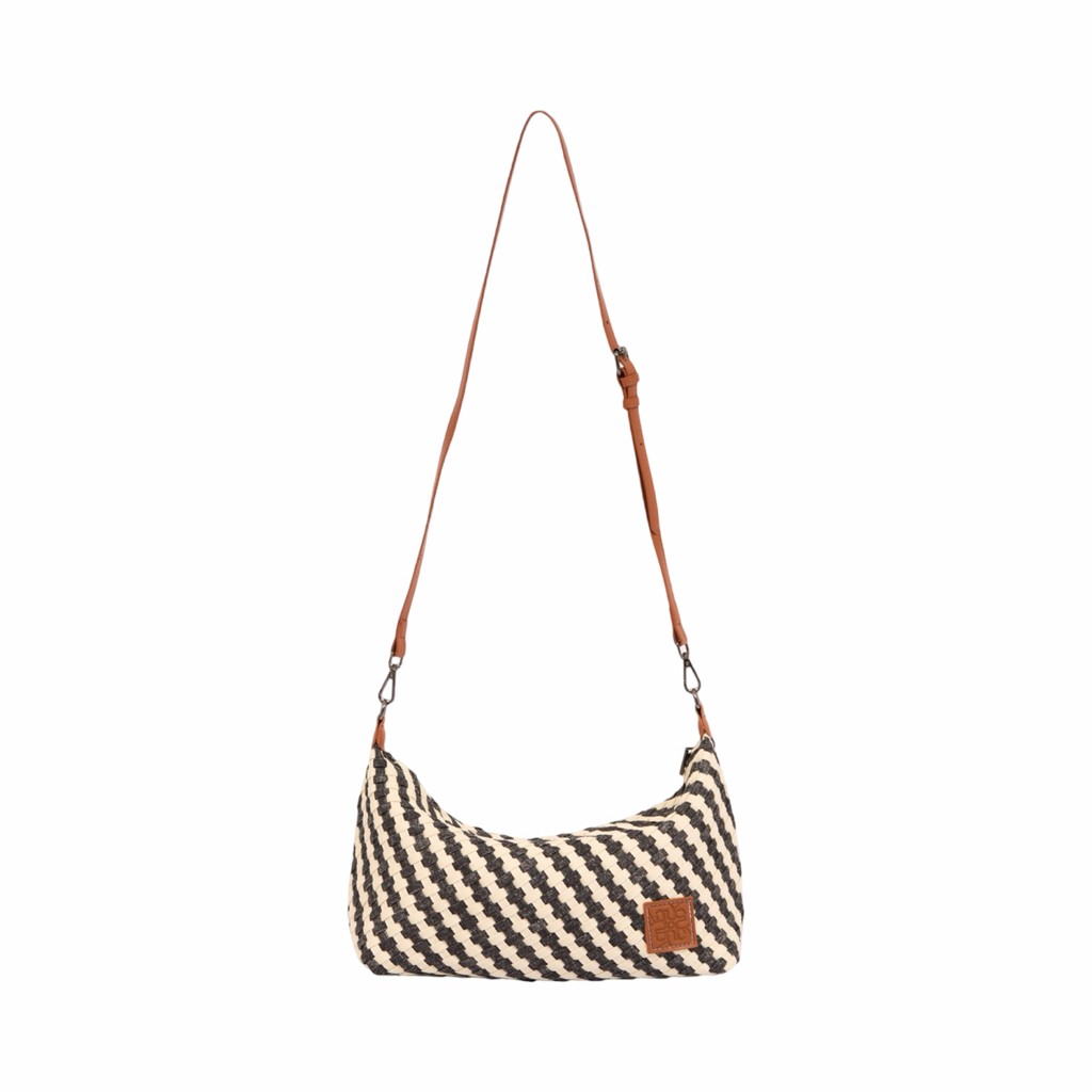Signature Weave – Denim Hobo – Black/White