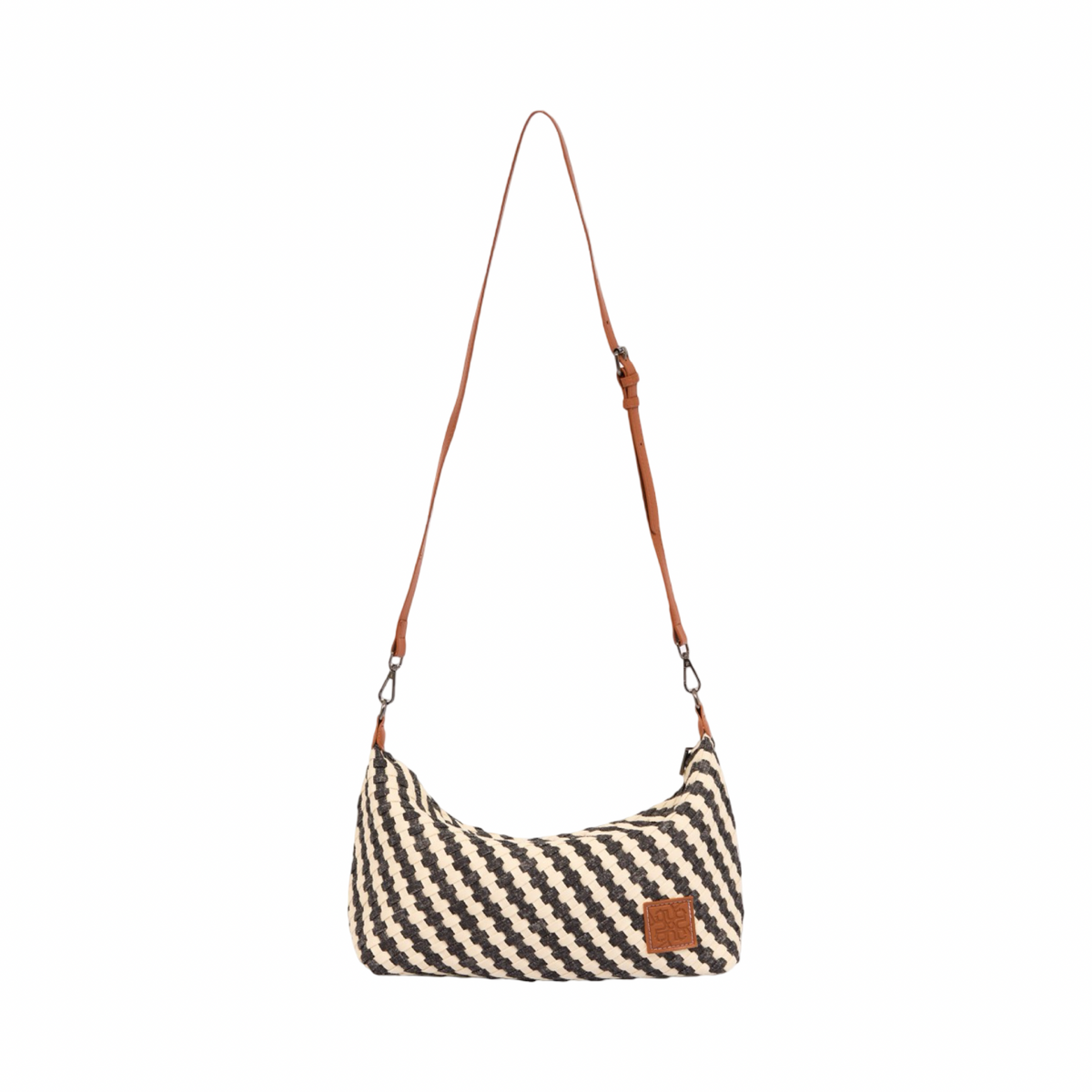 Signature Weave – Denim Hobo – Black/White