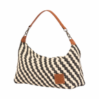Signature Weave – Denim Hobo – Black/White