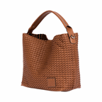 Urban Weave – Woven Tote Bag L – Brown