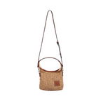 Artisan Vovage – Straw Hobo Tote Bag M – Brown