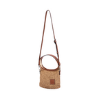 Artisan Vovage – Straw Hobo Tote Bag M – Brown