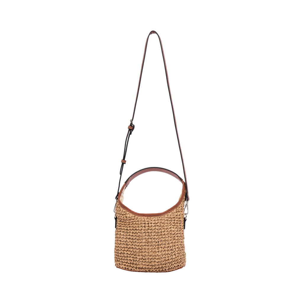 Everyday Earth – Straw Hobo Tote Bag M – Brown