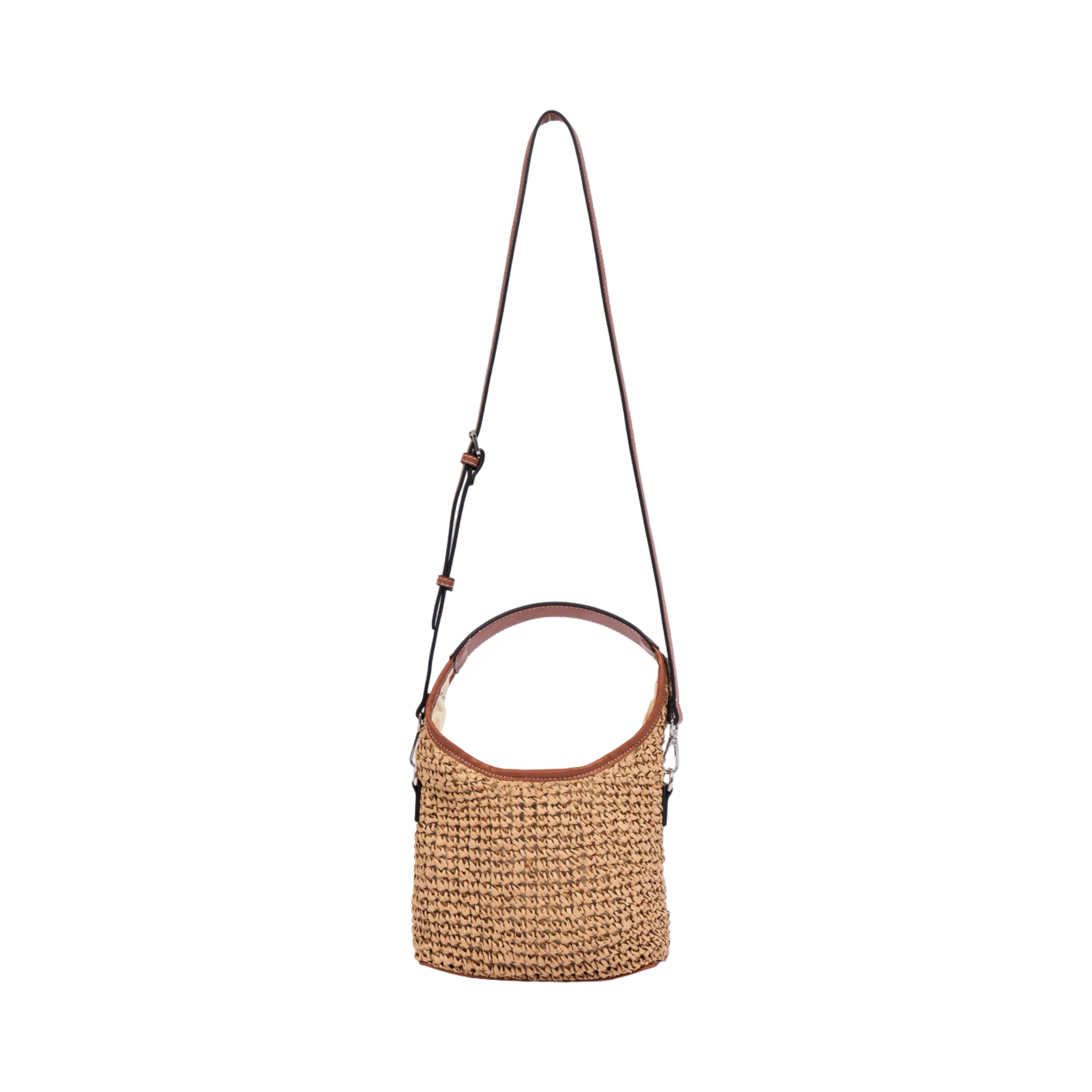 Everyday Earth – Straw Hobo Tote Bag M – Brown