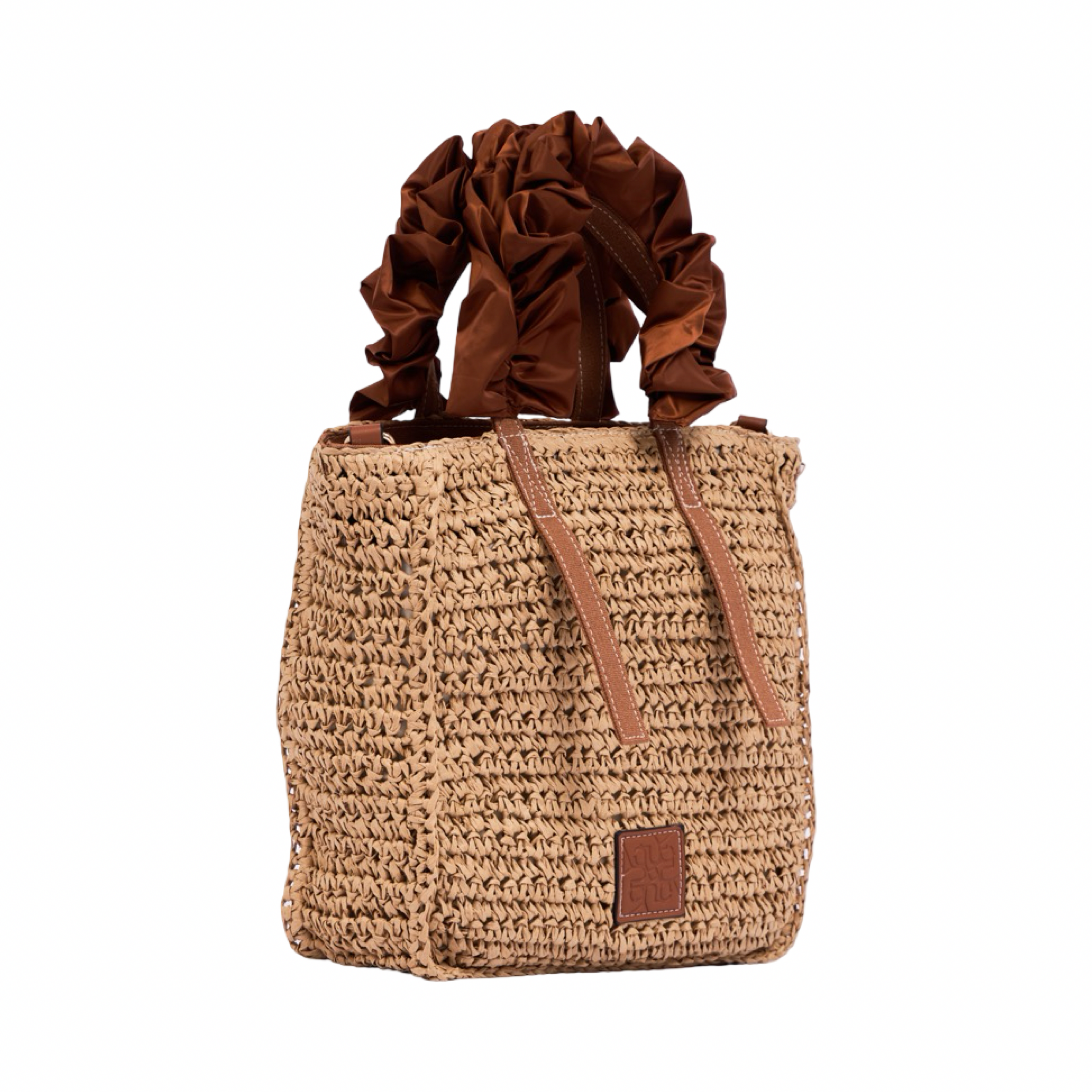 Everyday Earth – Straw Tote Bag – Brown