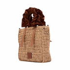 Everyday Earth – Straw Tote Bag – Brown