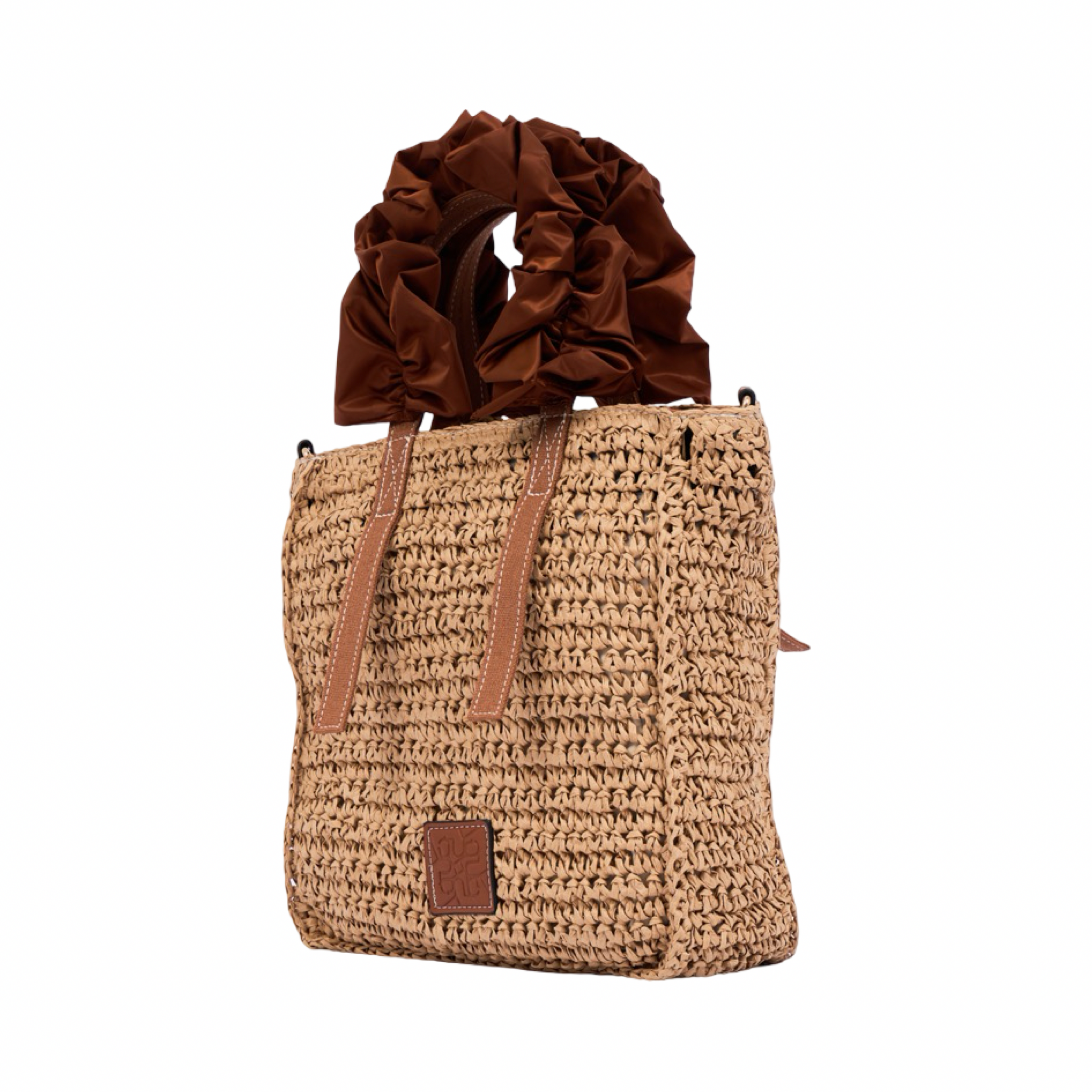 Everyday Earth – Straw Tote Bag – Brown