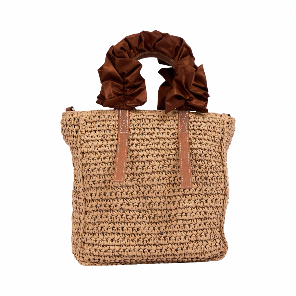 Everyday Earth – Straw Tote Bag – Brown