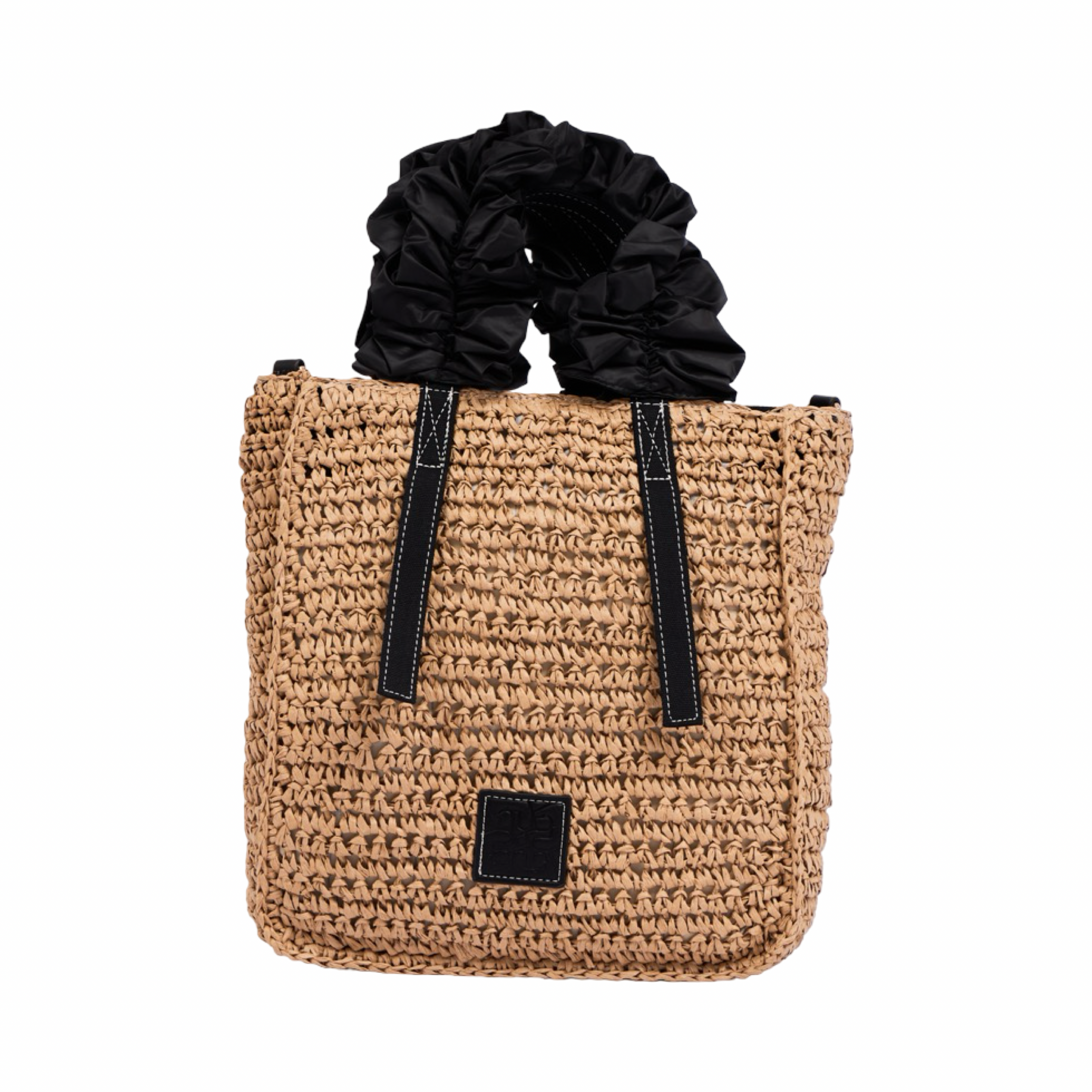 Everyday Earth – Straw Tote Bag – Black