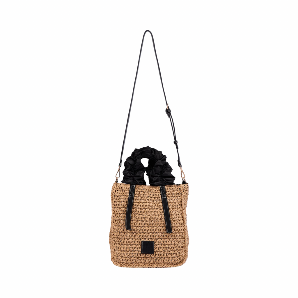 Everyday Earth – Straw Tote Bag – Black