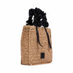 Everyday Earth – Straw Tote Bag – Black