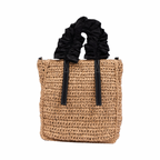 Everyday Earth – Straw Tote Bag – Black